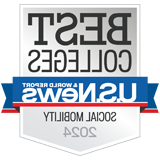 Among the Best for Social Mobility as evaluated by US News and World Report badge.